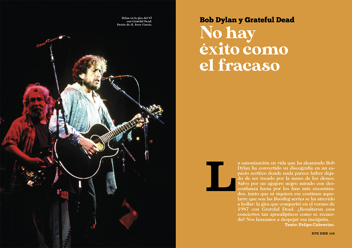 El nuevo libro-revista EFE EME contiene un menú más que apetitoso. En ningún otro medio encontraras los intríngulis de la amistad Dylan-G Dead, una visita a los hoteles del rock, la rara historia de los Nikis, la Penguin Cafe Orchestra, Javier Teixidor...
tienda.efeeme.com/cuadernos/986-…