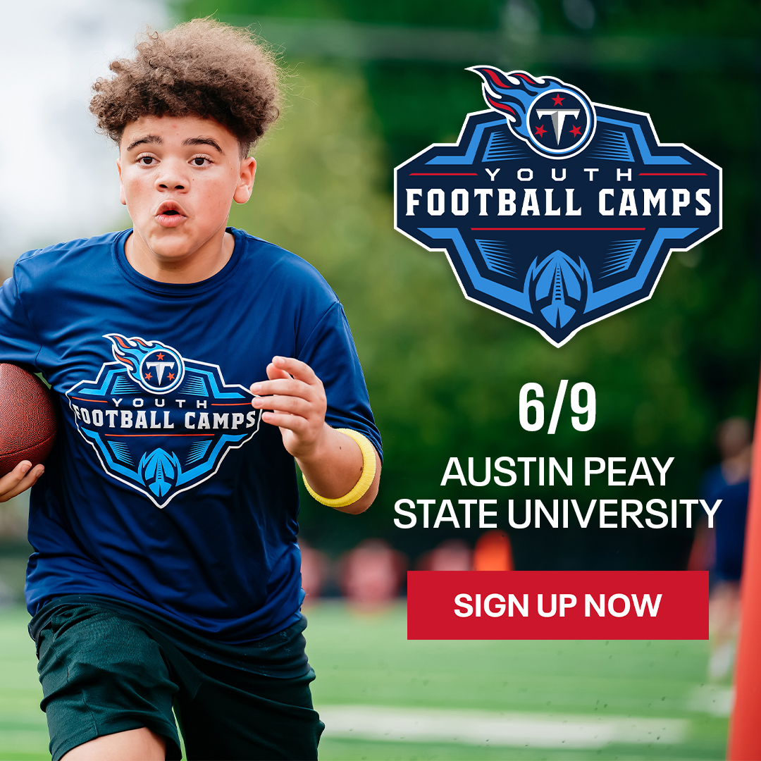 Titans Community (@titanscommunity) on Twitter photo Last chance to sign up for our next two <a href="/Titans/">Tennessee Titans</a> Youth Football Camps at Christ Presbyterian Academy (6/6) and Austin Peay State University (6/9)βΌοΈ
Secure your spot: bit.ly/3Dw3LKk Last chance to sign up for our next two <a href="/Titans/">Tennessee Titans</a> Youth Football Camps at Christ Presbyterian Academy (6/6) and Austin Peay State University (6/9)βΌοΈ
Secure your spot: bit.ly/3Dw3LKk