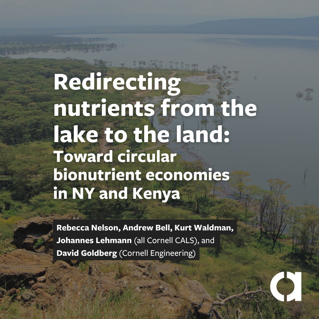 Cornell Atkinson Center for Sustainability (@atkinsoncenter) on Twitter photo This project will pilot products that safely use nutrients from urine and carbon in the forms of biochar and compost to enrich agricultural soils, in a system known as bionutrient circularity, in Ithaca, NY, and w/ partners in Kisuma, Kenya: atkinson.cornell.edu/award/redirect… This project will pilot products that safely use nutrients from urine and carbon in the forms of biochar and compost to enrich agricultural soils, in a system known as bionutrient circularity, in Ithaca, NY, and w/ partners in Kisuma, Kenya: atkinson.cornell.edu/award/redirect…