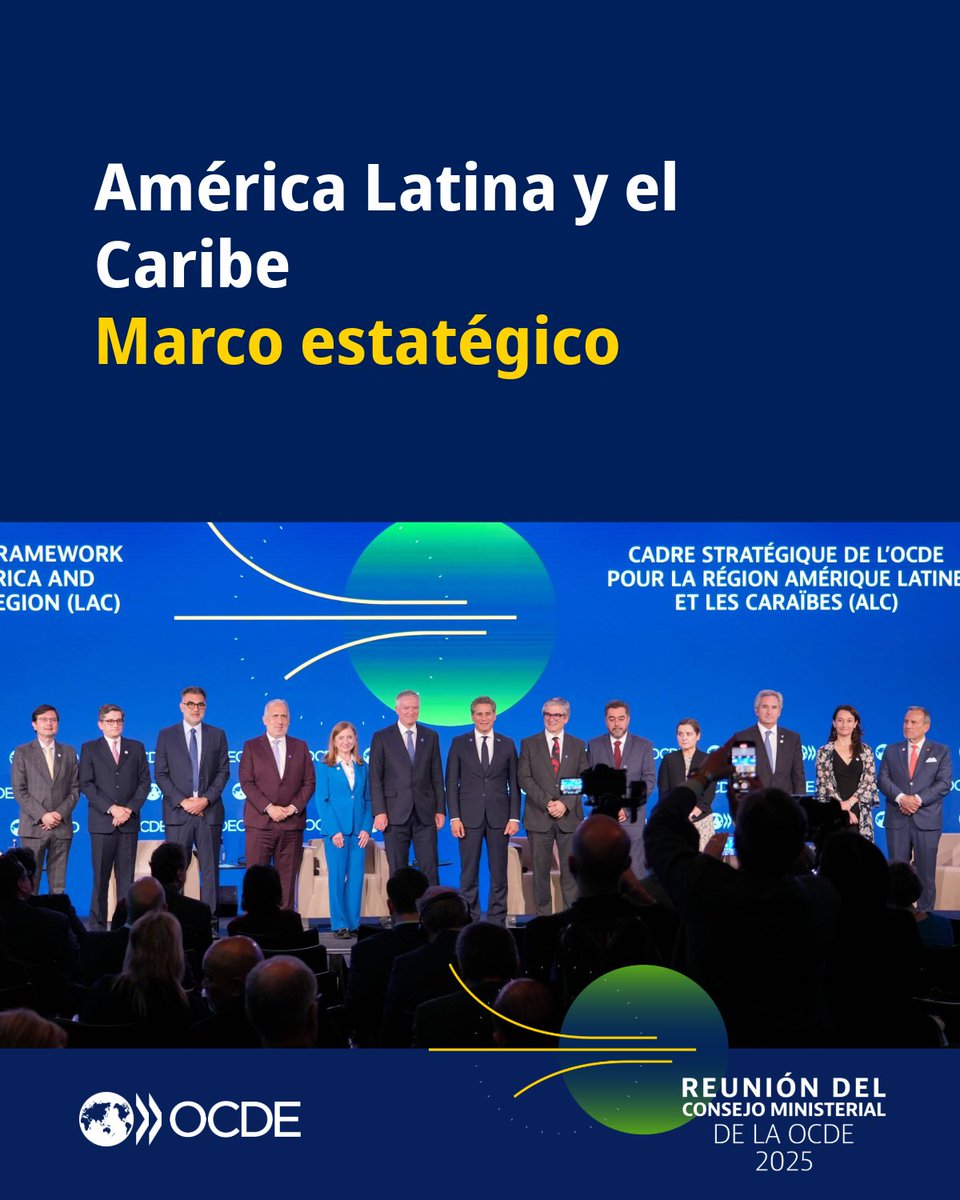 El 🆕 Marco Estratégico OCDE–ALC marca el rumbo hacia una cooperación más profunda y eficaz con la región.

Alineando los esfuerzos de la OCDE con las prioridades económicas de la región se desarrollarán mejores políticas que den mejores resultados: brnw.ch/21wT9J7