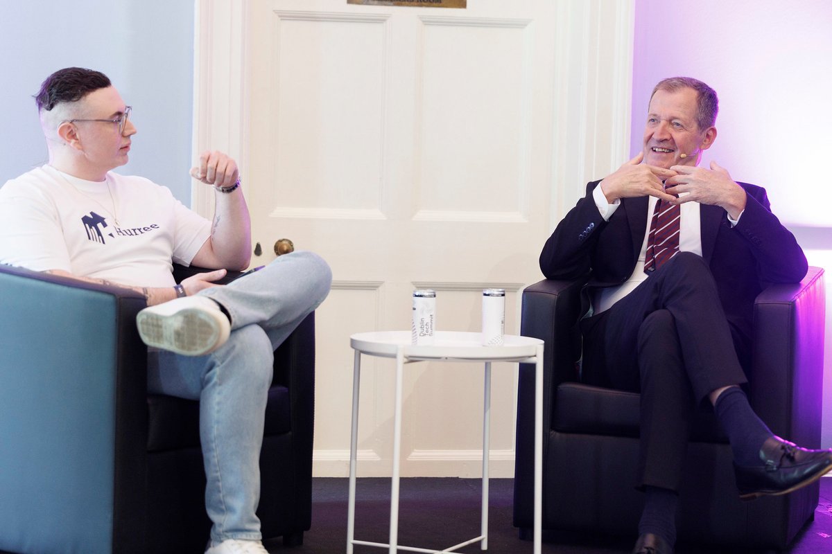 DubTechSummit's tweet image. 🔥 One of the standout moments at #DubTechSummit was the fireside chat between @Hurree_me  CEO Aaron Gibson and Alastair Campbell.

Their conversation unpacked the complex relationship between AI and geopolitics, offering fresh perspectives on how emerging technologies are