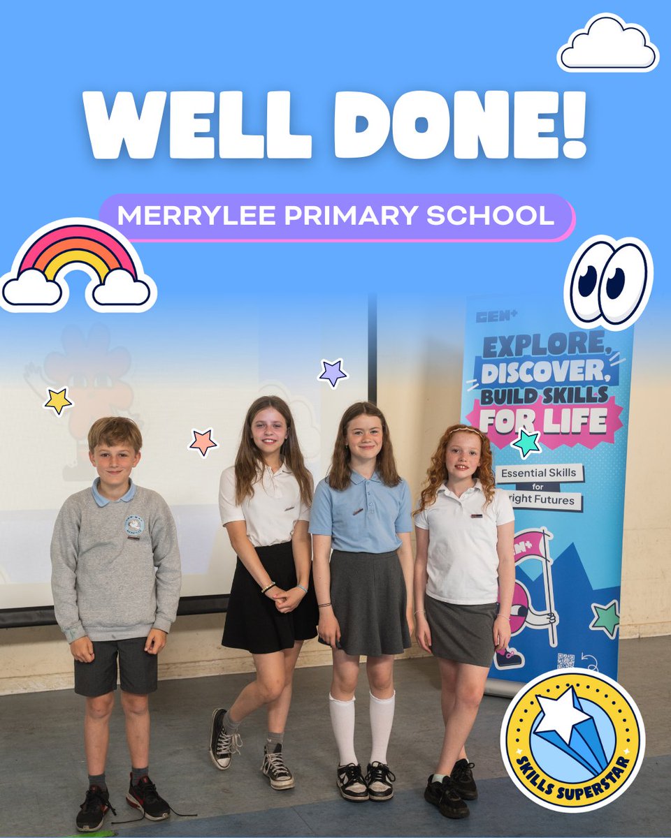Gen+ (@genplus_) on Twitter photo We were delighted to support <a href="/MerryleePS/">Merrylee Primary</a> pupils on their #metaskills assembly.
Our Director of Education, worked with learners to create a presentation on the skills they've developed, and Meta-Skills Leaders shared this with P1-7.
Good job! ⭐ We were delighted to support <a href="/MerryleePS/">Merrylee Primary</a> pupils on their #metaskills assembly.
Our Director of Education, worked with learners to create a presentation on the skills they've developed, and Meta-Skills Leaders shared this with P1-7.
Good job! ⭐
