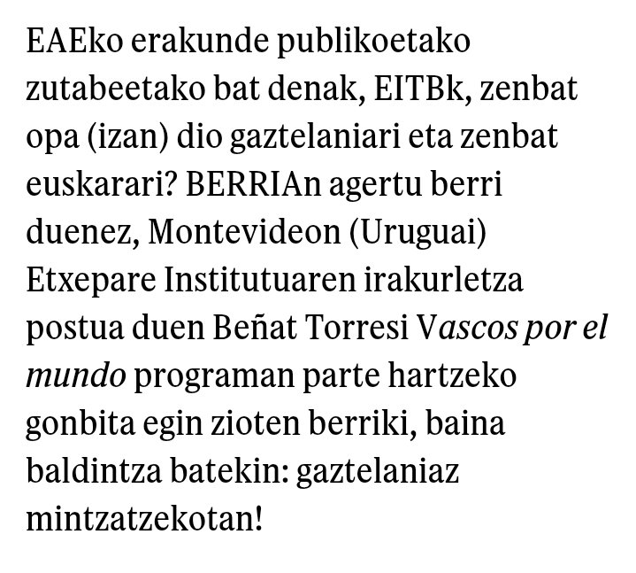 Oso ondo ari garete.