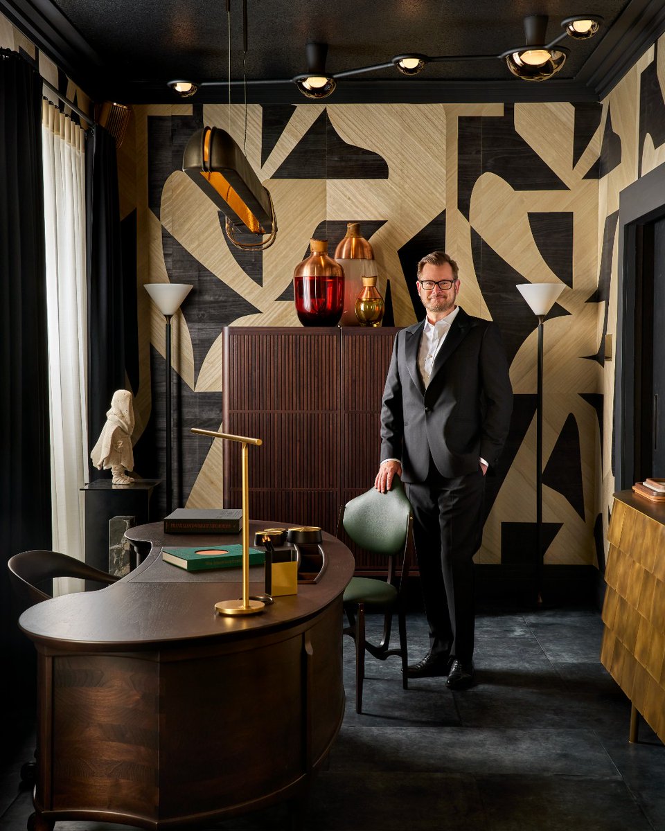 Phillip Jeffries is thrilled and incredibly honored to partner with Tollgard Studio at this year's WOW!house presented by Design Centre Chelsea Harbour. Spotlighting our Modern Muse collection, this dream home study is both functional and inspiring. Artful shapes of handcrafted