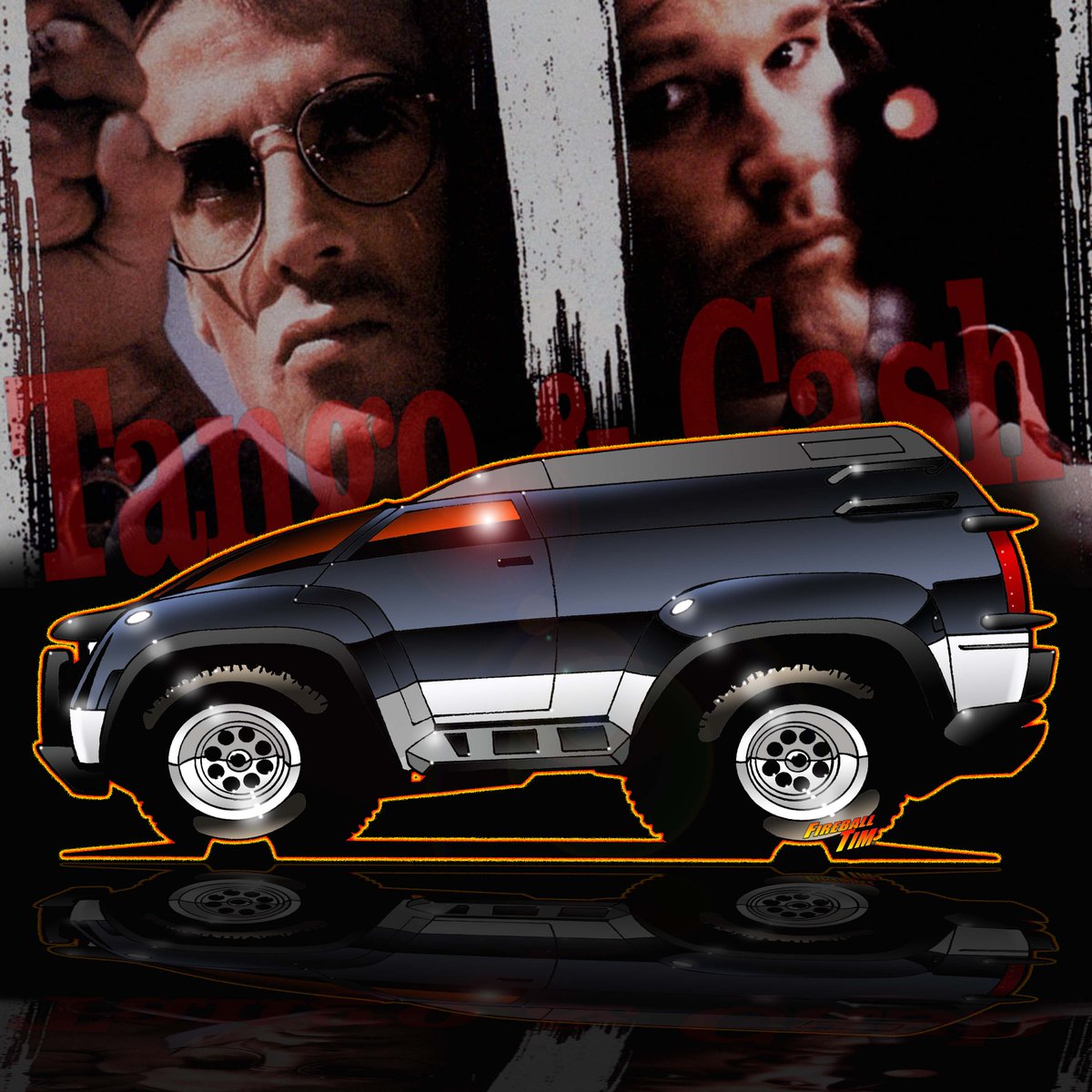 Buddy Movies were the BEST OF THE 80'S and TANGO &amp; CASH wrapped things up in 1989. But now... you can get this beast IN THE GARAGE!
fireballtimgarage.art

*Subscribe to Fireball for more AUTOMOTIVE POP CULTURE daily! fireballtim.com