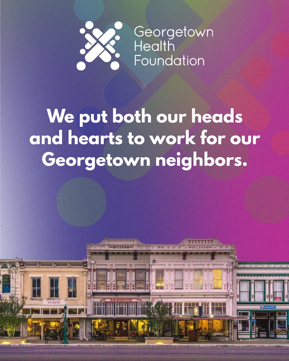 GeorgetownHF's tweet photo. We are dedicated to improving the Georgetown community. Through strategic investments, we proudly support our local partners in creating a healthier Georgetown for all. https://t.co/UuXuKAB1Mb