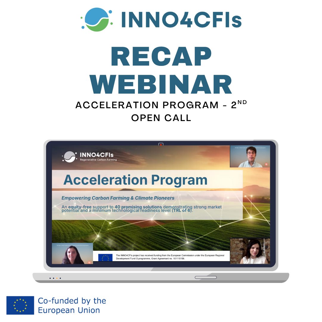 Thanks to all who joined the #INNO4CFIs webinar! 🙌
We covered the project, application steps, &amp; heard from past participant Davide Balbi (Agricoltura 2.0).
Great turnout &amp; great questions!
🔗 More info: f6s.com/webinar-inno4c…
#OpenCall #AgriTech #Innovation #I3instrument
