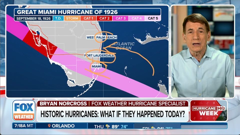 WHAT CAN WE LEARN FROM HURRICANE HISTORY? What if the great hurricanes of the past happened again? How do you judge how bad they would be today? And which ones would be included on the list of the most damaging if they happened again? Here my report on <a href="/foxweather/">FOX Weather</a>.