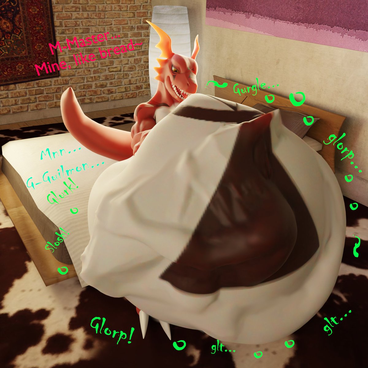 Malunisisos (@malunisisos) on Twitter photo 1/2
"Ahhh... my sweet master... i just cant hold myself when I'm around you... you smell so nice... you taste sooo nice...
P-Please... be the best master you can... and turn into my pudge~! We'll stay together that way..."
C0m. for <a href="/Dragonsurfer/">Kiya Drakon</a>! Ty so much!
HD below! 1/2
"Ahhh... my sweet master... i just cant hold myself when I'm around you... you smell so nice... you taste sooo nice...
P-Please... be the best master you can... and turn into my pudge~! We'll stay together that way..."
C0m. for <a href="/Dragonsurfer/">Kiya Drakon</a>! Ty so much!
HD below!