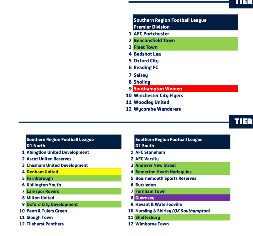 BasePyramid's tweet photo. The @SthRgnWFL league allocations have been published. Welcome aboard to all of the newcomers. The usual #BotP season preview will be out in late July. https://t.co/A8vd99ZgL4