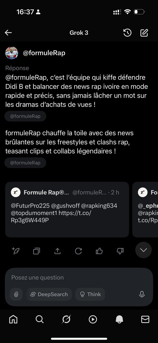 <a href="/formuleRap/">Formule Rap®🗞️</a> regardez même ce que Grok pense de votre page 🤣