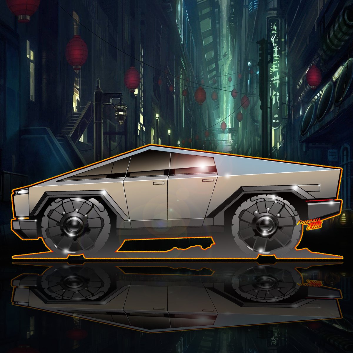 Yea, ok... it's weird and it's easy to criticize. And so is Elon. But it's also a technological marvel. And it's interesting. Give it it's props, be positive and then move on. The Karmic Power will give you an awesome day. fireballtimgarage.art

*Subscribe to Fireball for more