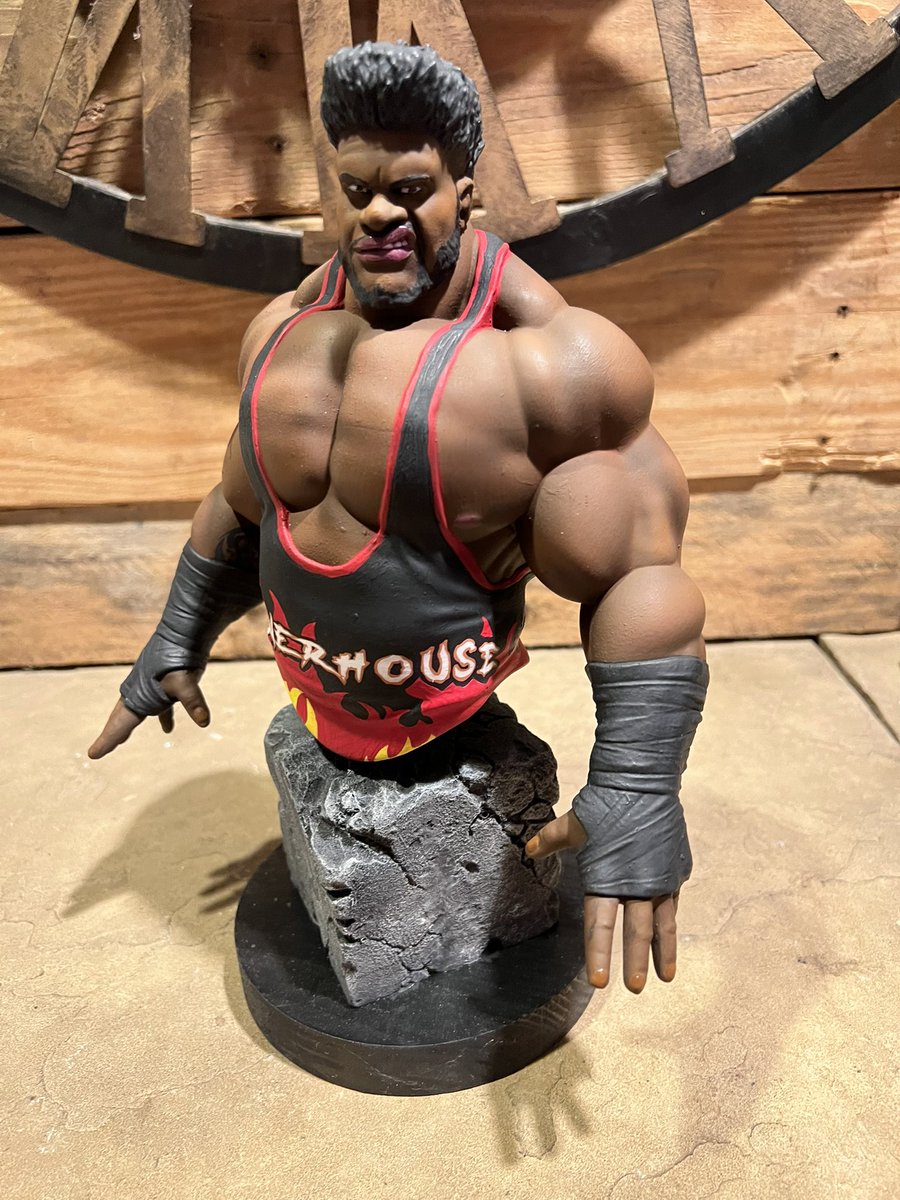 Screamingbulls1's tweet image. Here’s another handful of statues that I did last year of several #wrestlers from all over the #WrestlingCommunity !! #AEWDynamite #WWERAW #WWE #NXT