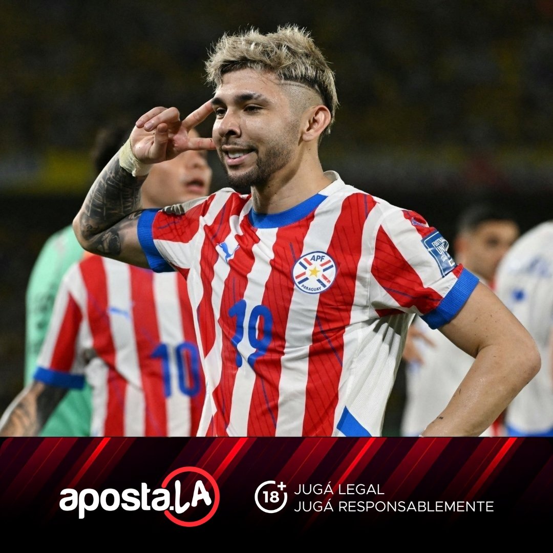 Bruno Pont (@brunopont) on Twitter photo Probable de #Paraguay para enfrentar a #Uruguay:
Gatito Fernández; Gustavo Velázquez, Gustavo Gómez, Omar Alderete, Júnior Alonso; Miguel Almirón, Diego Gómez, Andrés Cubas, Damián Bobadilla o Matías Galarza; Julio Enciso y Tonny Sanabria o Isidro Pitta.
Vía: <a href="/Danymacica/">𝓓𝓪𝓷𝓲𝓮𝓵 𝓜𝓪𝓬𝓲𝓮𝓵 𝓒. 🇵🇾</a>.
95.5 Probable de #Paraguay para enfrentar a #Uruguay:
Gatito Fernández; Gustavo Velázquez, Gustavo Gómez, Omar Alderete, Júnior Alonso; Miguel Almirón, Diego Gómez, Andrés Cubas, Damián Bobadilla o Matías Galarza; Julio Enciso y Tonny Sanabria o Isidro Pitta.
Vía: <a href="/Danymacica/">𝓓𝓪𝓷𝓲𝓮𝓵 𝓜𝓪𝓬𝓲𝓮𝓵 𝓒. 🇵🇾</a>.
95.5