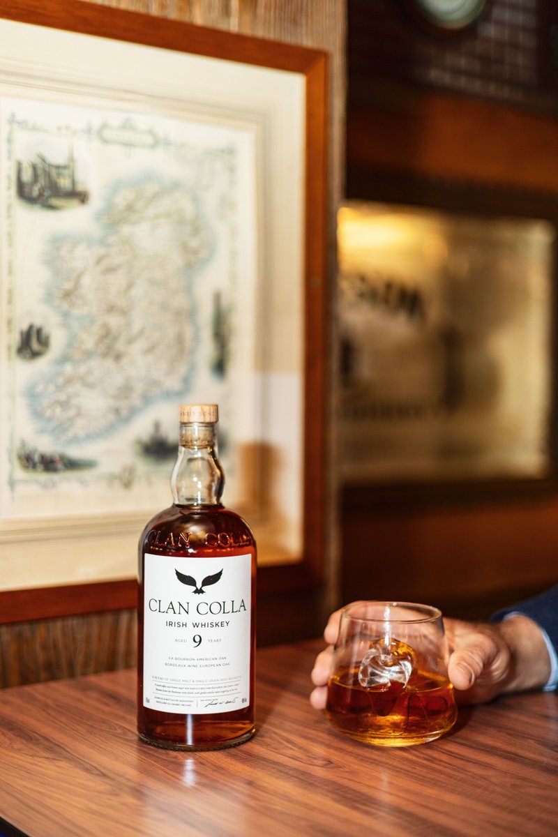 𝗡𝗘𝗪 𝗥𝗘𝗟𝗘𝗔𝗦𝗘!

𝗔𝗵𝗮𝘀𝗰𝗿𝗮𝗴𝗵 𝗗𝗶𝘀𝘁𝗶𝗹𝗹𝗲𝗿𝘆 announces the launch of Clan Colla 9-Year-Old.

This is a blend of fine malt and grain whiskeys that is first matured in traditional ex-Bourbon barrels before being carefully finished in Bordeaux red wine casks, the