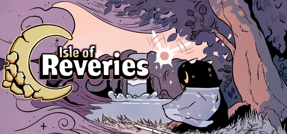 The expanded demo for Kickstarter backers is more or less done. It's a decent slice of the overworld, a handful of quests, collectibles, and the second dungeon! Backers will get it this month.

Here's illustrated key art by <a href="/minikinetic/">Minikinetic</a>