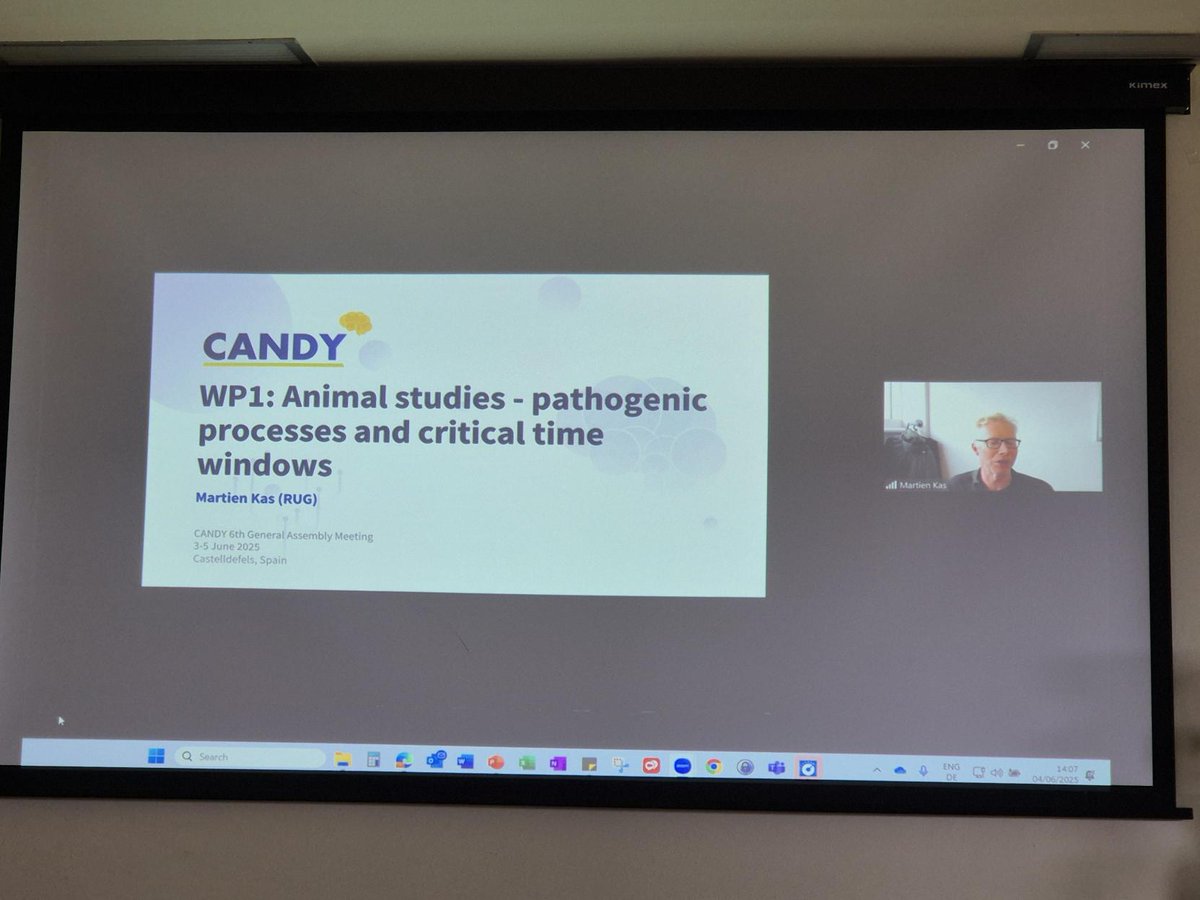 candy_h2020's tweet image. This afternoon, we dive into CANDY’s pre-clinical work: 🔹animal studies &🔹translational test battery🐭
Key findings are in, and our translational efforts have been very valueable.
We close with today with our Ethics Advisory Board –an important & very valued body #CANDY_GA2025