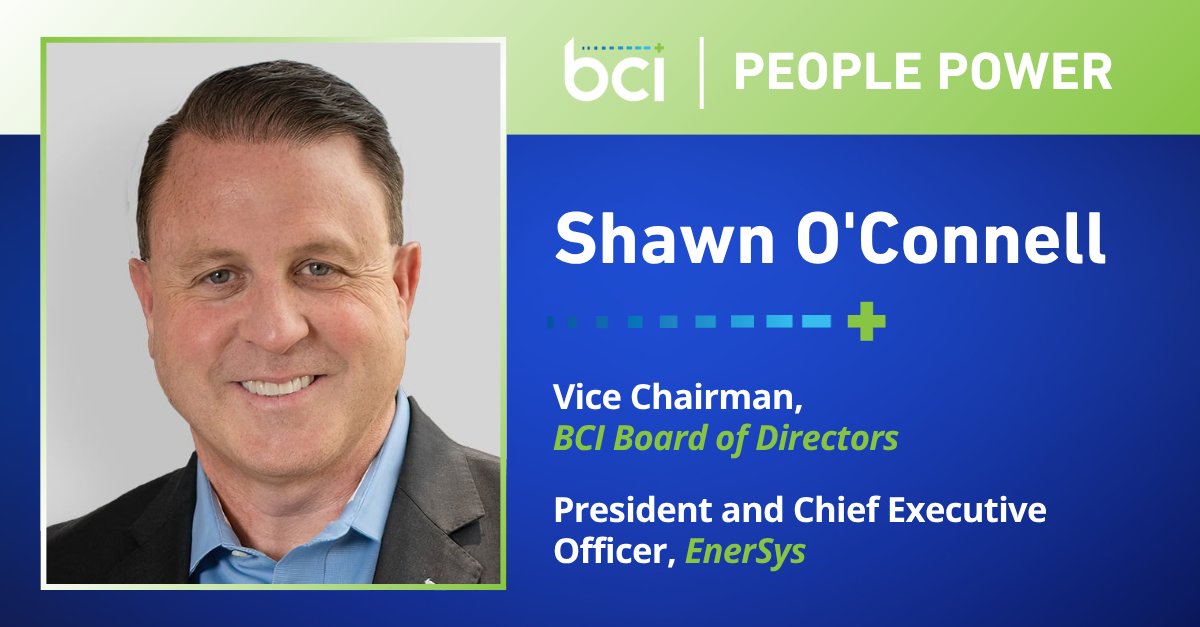 💪 PEOPLE POWER: <a href="/EnerSys_Global/">EnerSys</a> has announced Shawn O'Connell has now formally ascended to President &amp; CEO, succeeding Dave Shaffer as part of a transition announced last year. 

Congrats on this milestone, Shawn! We look forward to your continued leadership in the