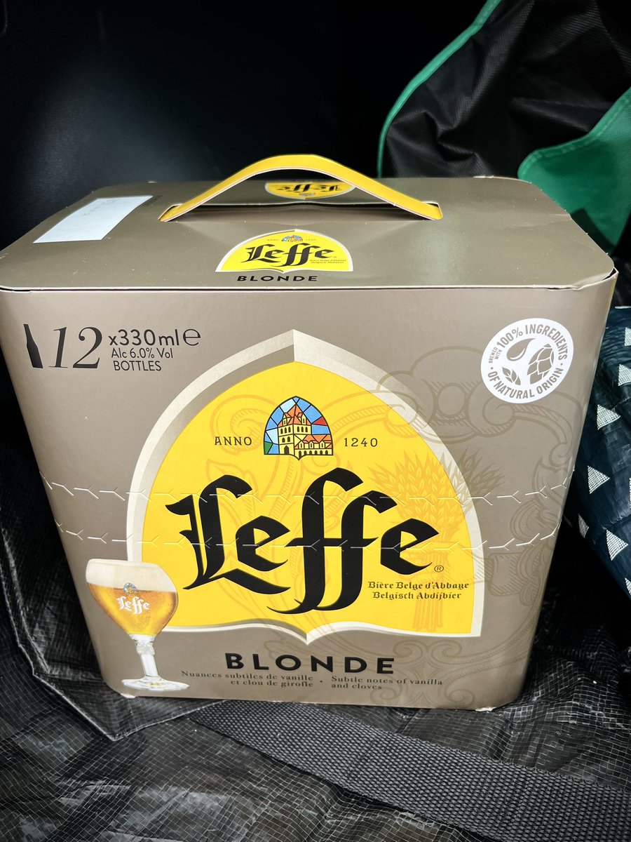 Weekend 🍺 sorted 🇧🇪 
<a href="/AldiUK/">Aldi Stores UK</a> £12.99
<a href="/PintsBeauty/">Pints Of Beauty</a>
