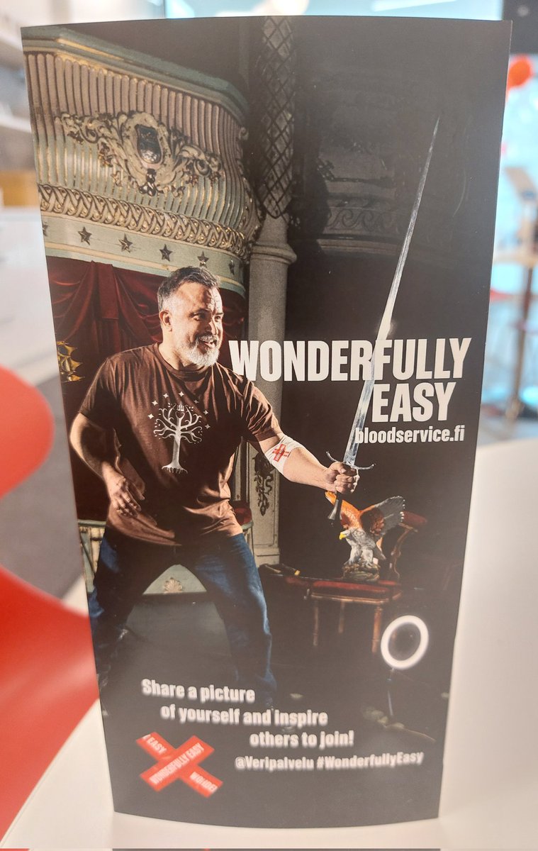 Päätin päivän 4.6. kunniaksi 🇫🇮 luovuttaa,  tosin vain sen pakollisen n. 400 ml <a href="/Veripalvelu/">Veripalvelu</a> #ihananhelppoa