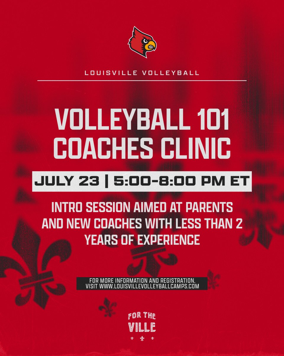 🚨 Calling all coaches, parents and fans 🚨

Our Volleyball 101 Coaches Clinic is designed for you!

We'll be covering:

▪️ Basic Rotations
▪️ Skills Progressions
▪️ General Terminology
▪️ Basic Practice Planning

We are limited to 50 spots, so sign up now at