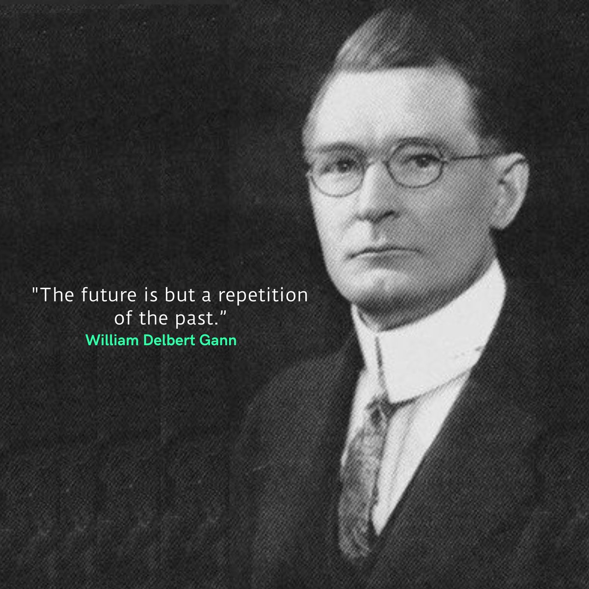 "The future is but a repetition of the past." -- W.D. Gann