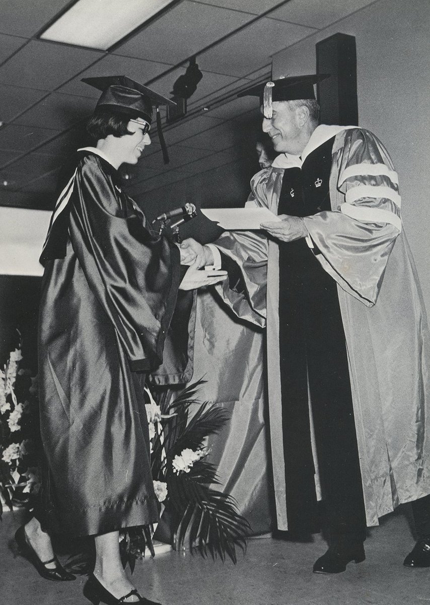 jeffstate's tweet image. #OnThisDate (June 4) in 1967, Jefferson State held its first commencement with Governor Lurleen Wallace addressing graduates in Lurleen Wallace Hall. JSCC&apos;s first graduates were Dennis Turham Adams and Judith Anne Clarkson.

#60thAnniversary #60Years #AlabamaHistory #HigherEd