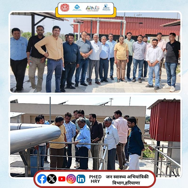 Public Health Engineering Department, Haryana (@phedhry) on Twitter photo Two-day capacity building training session focused on the operation and maintenance (O&M) of Sewage Treatment Plant was conducted for Junior Engineers (JEs) and Sub Divisional Engineers (SDEs), which included a site visit to the STP in Mohali. <a href="/jaljeevan_/">Jal Jeevan Mission I #HarGharJal #JalJeevanMission</a> <a href="/amrut_MoHUA/">AMRUT 2.0</a> Two-day capacity building training session focused on the operation and maintenance (O&M) of Sewage Treatment Plant was conducted for Junior Engineers (JEs) and Sub Divisional Engineers (SDEs), which included a site visit to the STP in Mohali. <a href="/jaljeevan_/">Jal Jeevan Mission I #HarGharJal #JalJeevanMission</a> <a href="/amrut_MoHUA/">AMRUT 2.0</a>