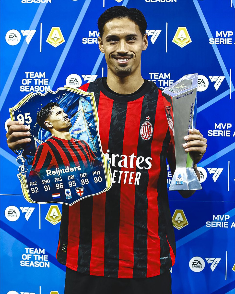 عالم ميلان - Milan World (@ac_milanworld) on Twitter photo 🚨🚨🚨🚨🚨🚨🚨🚨🚨
📊 حصيلة رايندرز مع ميلان:
•104 مباراة
•19 هدف
•9 تمريرات حاسمة
•🏆 لقب السوبر الإيطالي
•🥇 أفضل لاعب وسط في الدوري الإيطالي
شكرًا على كل شيء يا عبقري 👋🏻🇳🇱 🚨🚨🚨🚨🚨🚨🚨🚨🚨
📊 حصيلة رايندرز مع ميلان:
•104 مباراة
•19 هدف
•9 تمريرات حاسمة
•🏆 لقب السوبر الإيطالي
•🥇 أفضل لاعب وسط في الدوري الإيطالي
شكرًا على كل شيء يا عبقري 👋🏻🇳🇱