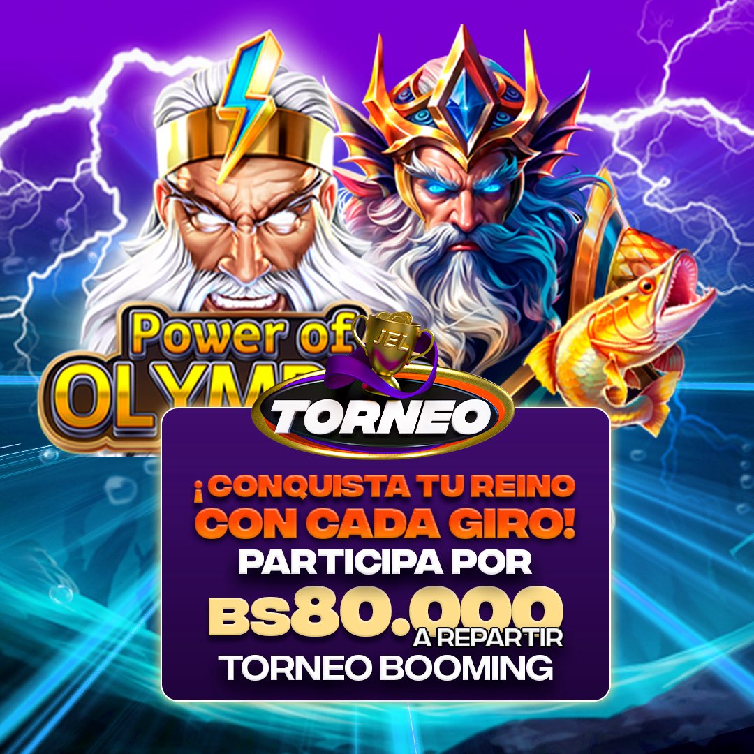 💥 ¡80.000 Bs. en juego! 💥

¿Listo para el Torneo Bombastic de Booming Games? 🎰⚡ Gira, acumula puntos y lucha por el gran premio.

📅 Hasta el 30/06
💰 Apuesta desde 30 Bs.
🏆 ¡Sé el #1!

¡Juega ya! 👉 juegaenlinea.net/promociones/p-…

#TorneoBombastic #GanaConBooming