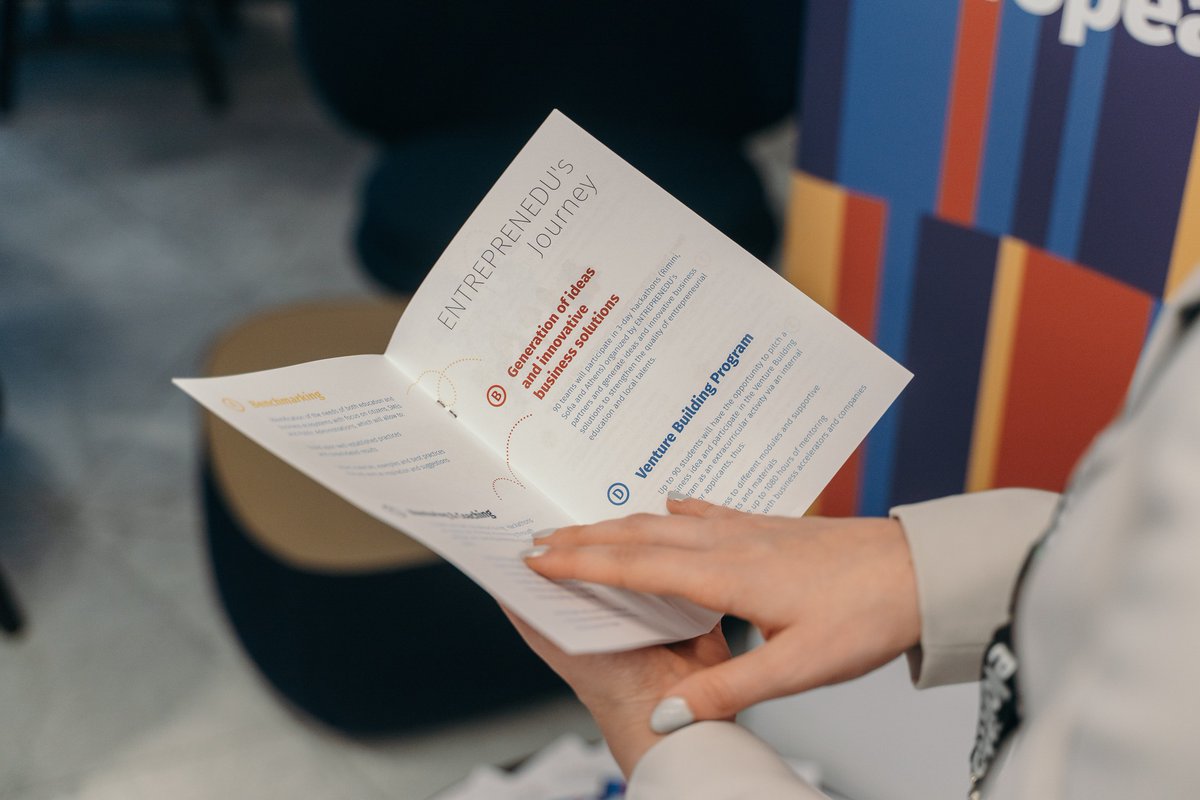 entreprenedu's tweet photo. Our team gathered together in Milan, Italy and presented project's results at “Italy Calls Europe: Innovation, Sustainability and Finance for the Growth of the New Space Economy” event organised by @Deloitte. 👏 https://t.co/lgvxi5JJyb