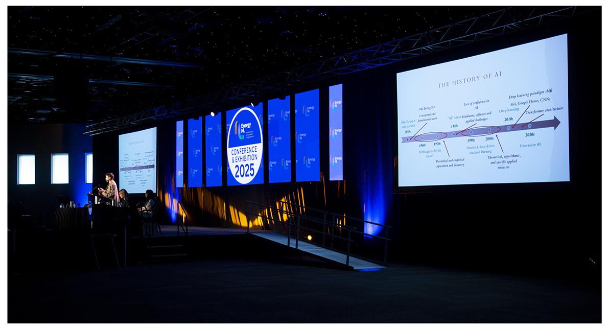 Session speakers discuss how technology such as additive manufacturing &amp; artificial intelligence can offer innovative solutions to solve supply chain challenges in both the energy sector &amp; broader industries. #EnergyNL2025 #WeAreEnergyNL