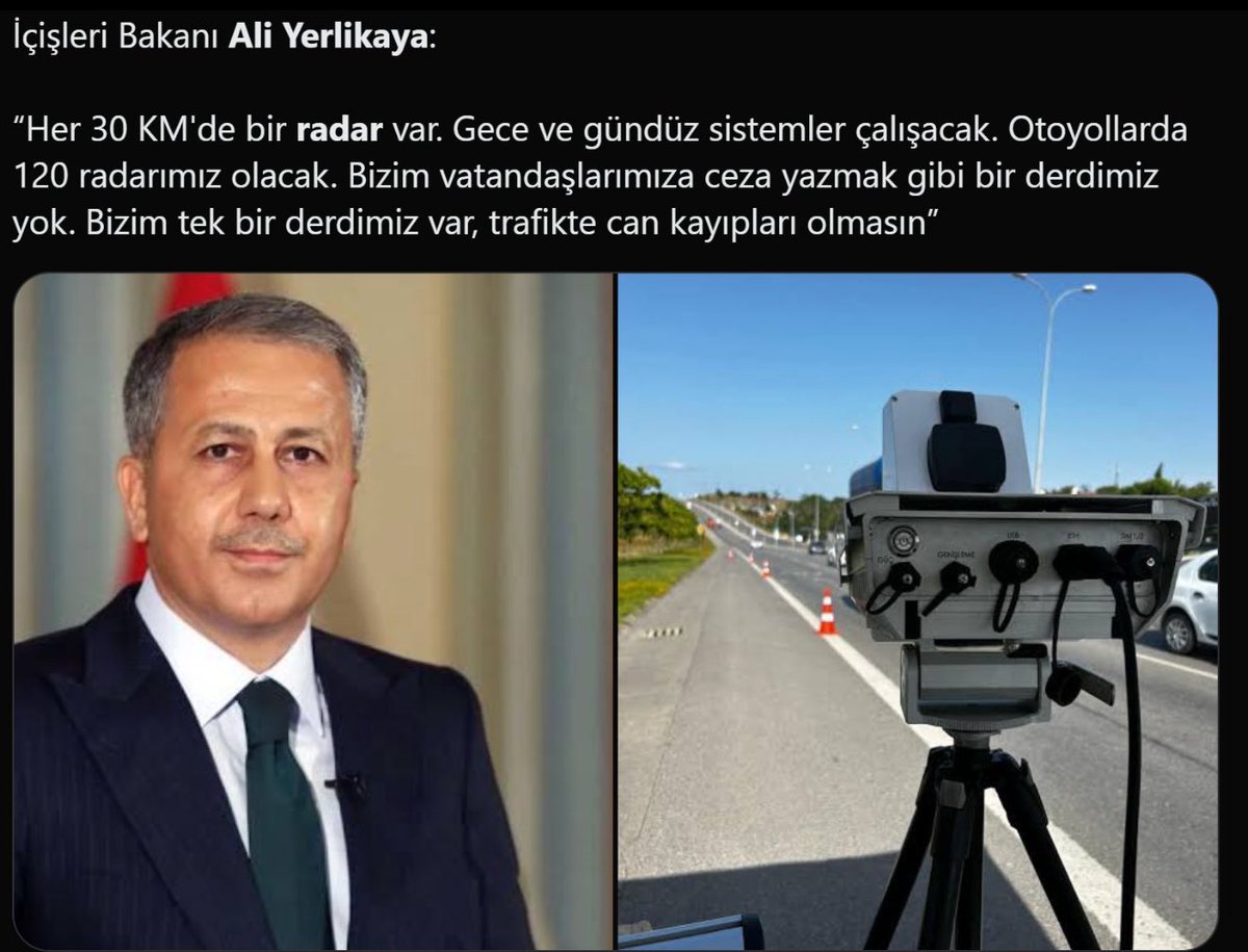 Bu tuzak radar olayları toplumsal tepkiye dönüşecek bilginiz olsun..
