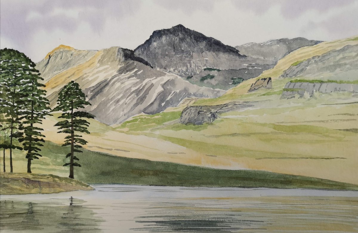 Watercolour painting #art #watercolor #watercolour #thelakes #lakedistrict #visitthelakes