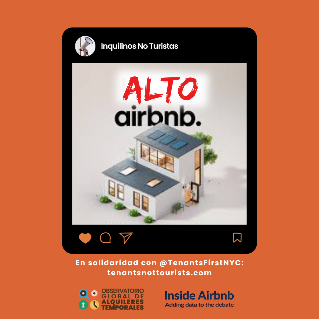 From #NYC to #Barcelona, <a href="/Airbnb/">Airbnb</a> is spending millions to flood our cities with short-term rentals, taking away homes from people who live there. Now we’re fighting back.
📢Join us to stand with tenants and stop Airbnb
In solidarity with <a href="/TenantsFirstNYC/">Tenants Not Tourists</a>: tenantsnottourists.com