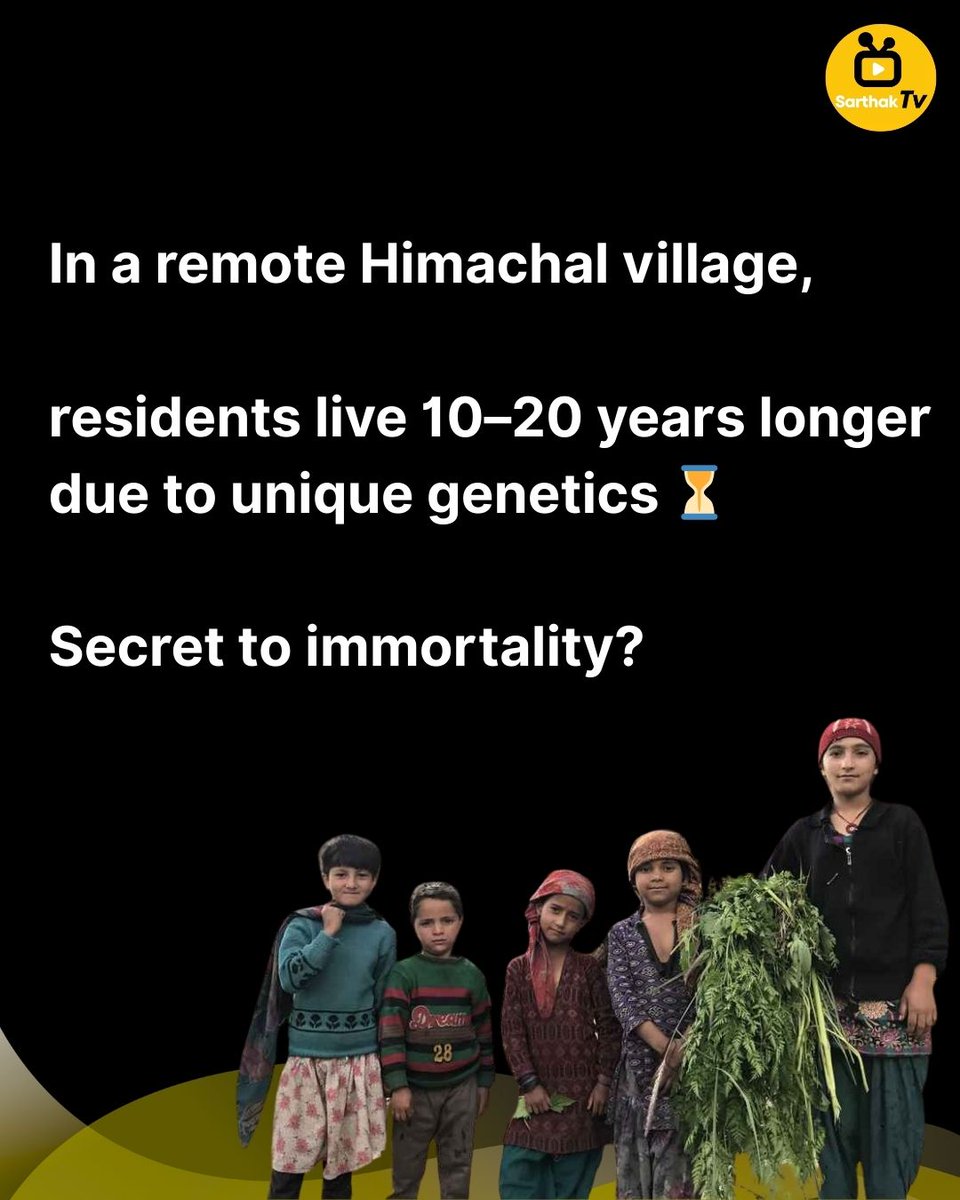 SarthakTv's tweet image. India's 'Time Travel' Village
A village where people age slower? 🕰️

 Discover the fascinating story of India's 'Time Travel' Village, where locals appear to age at an incredibly slow rate. Is this a scientific marvel or just a local legend?

#UnexplainedPhenomena #Sarthak_tv