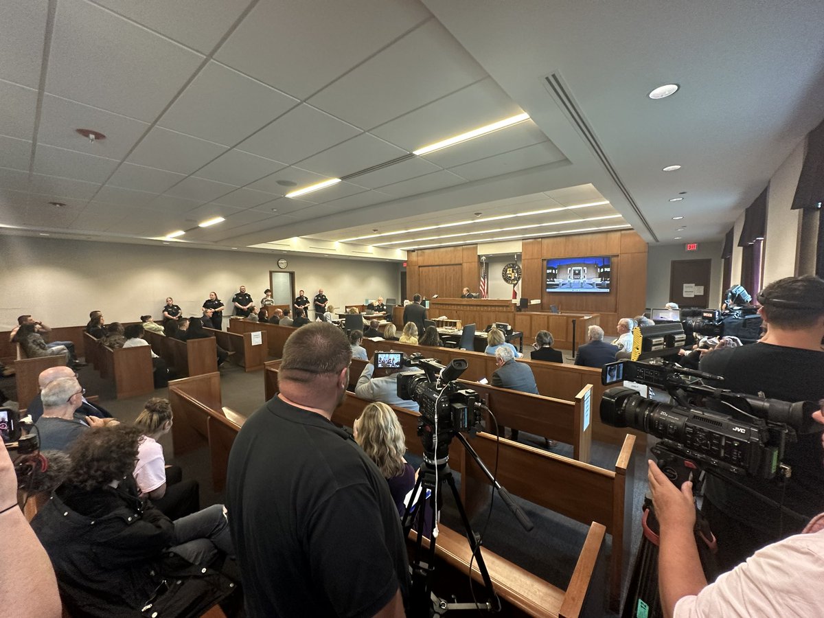 JasonPWBTV's tweet photo. Garon Killian - the first suspect arrested following the mass shooting in Hickory is in court in Caldwell County for his first appearance. 

More to come. @WBTV_News https://t.co/3IE6cbPjSj
