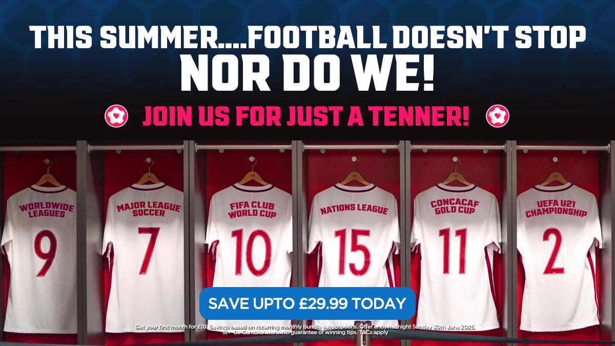 🚨 JOIN US FOR £10! 🚨

Great offer here for anyone wanting to come on board with me &amp; <a href="/MarkOHaire/">Mark O'Haire</a> for the summer!
 
Get your first month of <a href="/WLBPremium/">WLB Premium</a> for just £10.

Sign-up &amp; we’ll refund you so you can enjoy your first month for just £10.

👉 t.me/WLBGold_bot