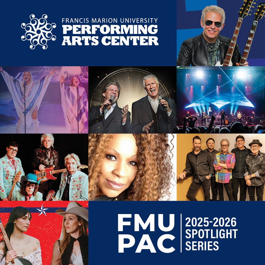 The FMU Performing Arts Center is pleased to announce its 2025-2026 Spotlight Series! Tickets, as well as the popular Buy 4 PAC, go on sale at noon Monday. For a listing of this season's shows and more information, go to: fmupac.org/events/categor…