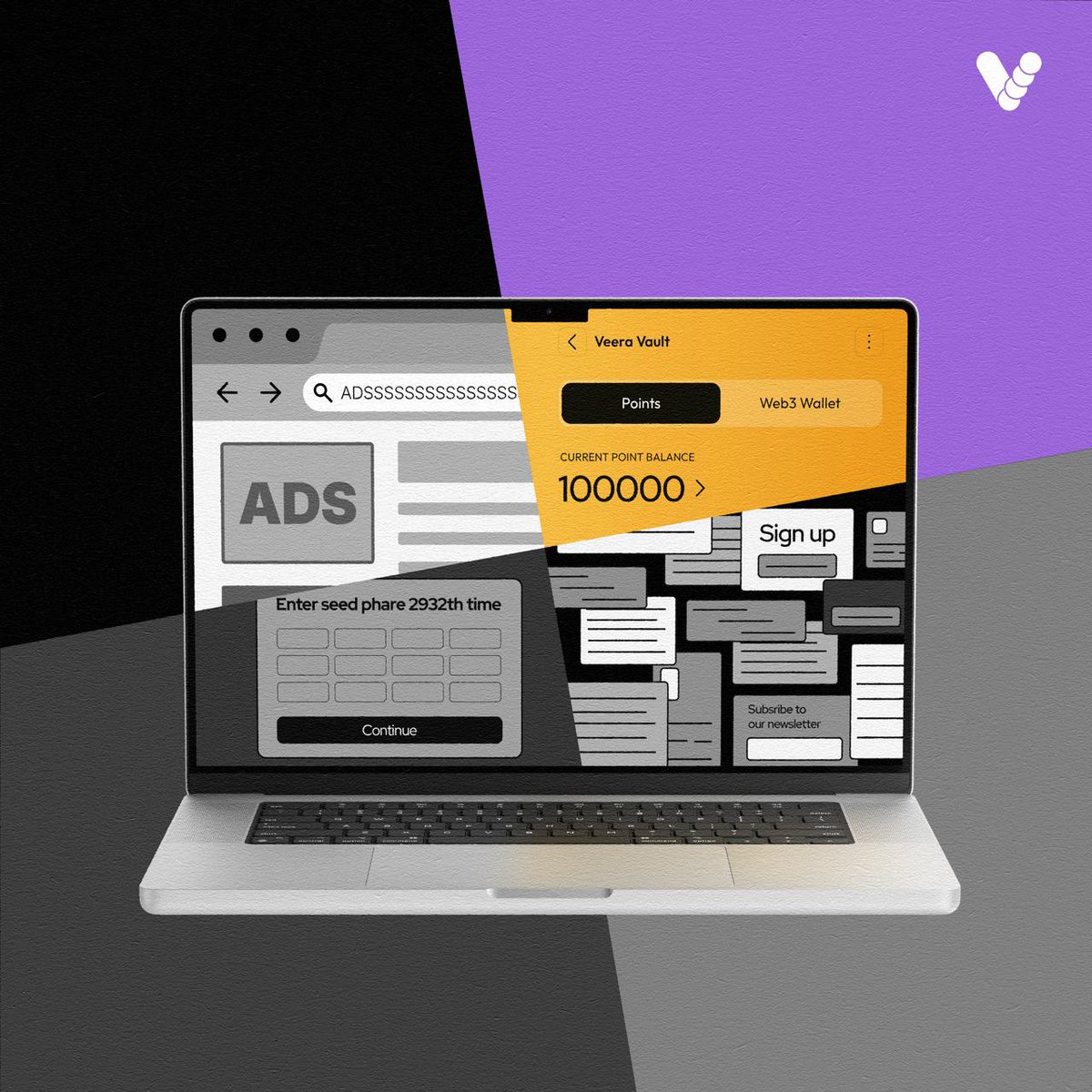 Veera is privacy-first by design. It:

🔏 Doesn’t monetize your attention.
🔏 Doesn’t gate you with 10-step logins.
🔏 Doesn’t even allow third-party trackers.

Decentralized, Modular, Rewarding.