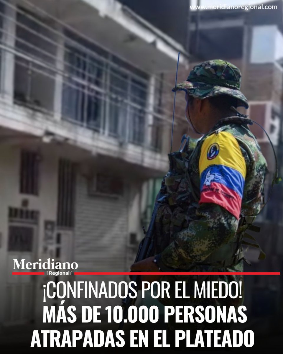 MeridianoR_CO's tweet image. #Plateado #Cauca | ¡Más de 10.000 personas están confinadas!

Las disidencias de las Farc impusieron un control total sobre esta zona rural: cierre de comercio, amenazas a campesinos y presión para expulsar al Ejército. 🗣️

🔎 Las autoridades denuncian una grave crisis