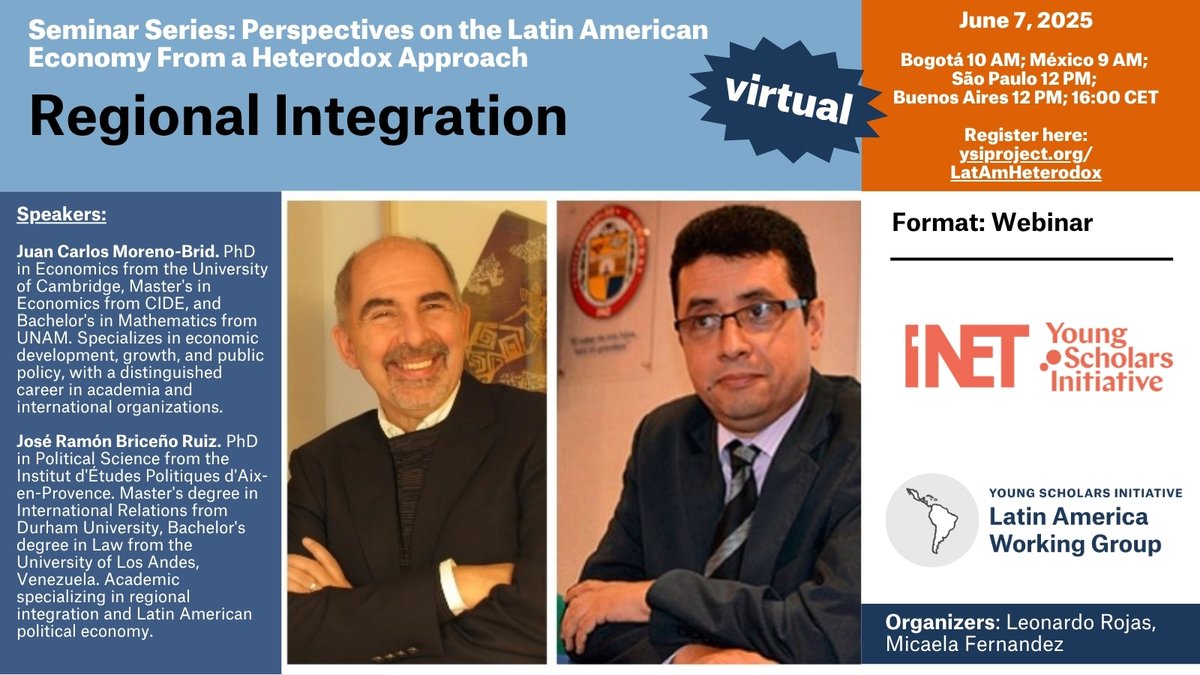 Join us online June 7th!
ysiproject.org/LatAmHeterodox