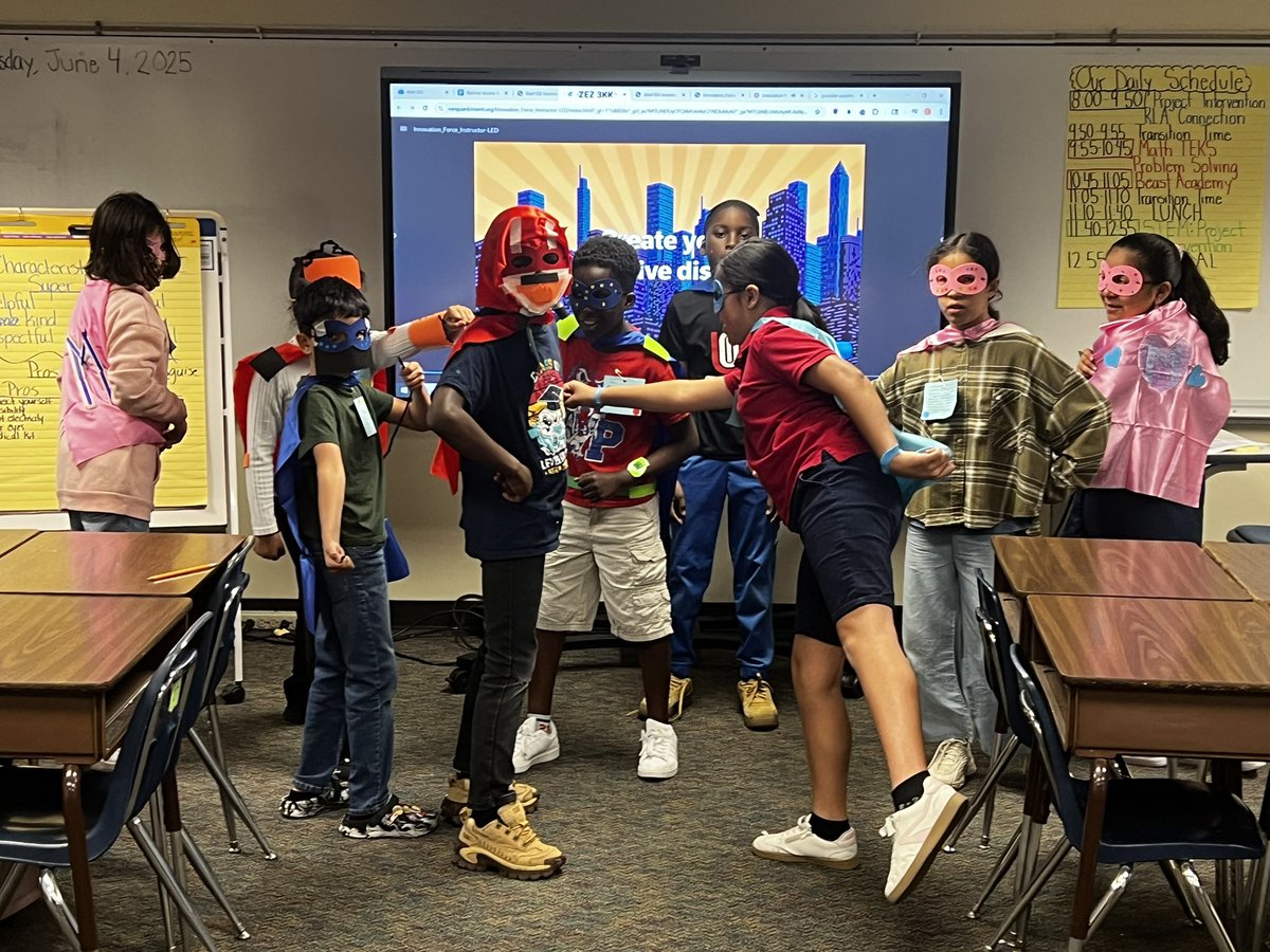 Students by day… transformed to their alter ego at night! <a href="/AliefInnovators/">Alief Young Innovators</a>