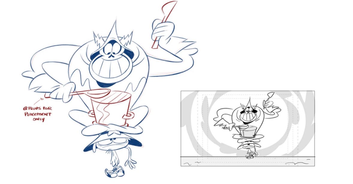 key poses and expressions drawn for the episode “the hole….lotta nothin”!