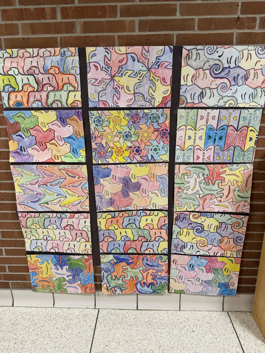 Love the ⁦<a href="/ElmsRoad/">Elms Road Elementary</a>⁩ student art work! ⁦<a href="/swartz_creek/">Swartz Creek Schools</a>⁩ ⁦<a href="/RodneyHetherton/">Rodney Hetherton</a>⁩