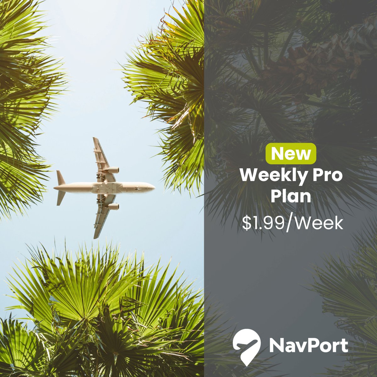 🚀 Introducing our new weekly pro subscription plan!

Don't travel much? Or just looking to try out NavPort Pro? With the new weekly option, you can enjoy the premium features of NavPort without the commitment of a longer plan.

Try out NavPort Pro today!
navportapp.com