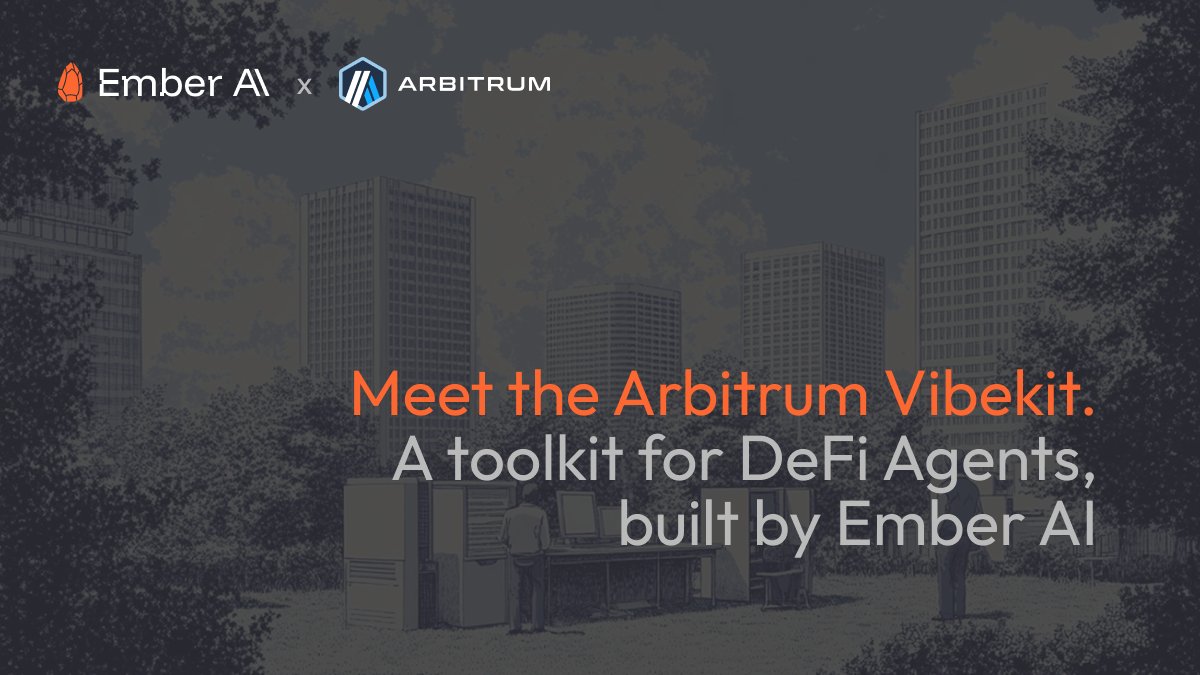 Arbitrum Vibekit is live.

A better way to build web3 agents, and a $1M fund by <a href="/arbitrum/">Arbitrum</a> to support those who do.