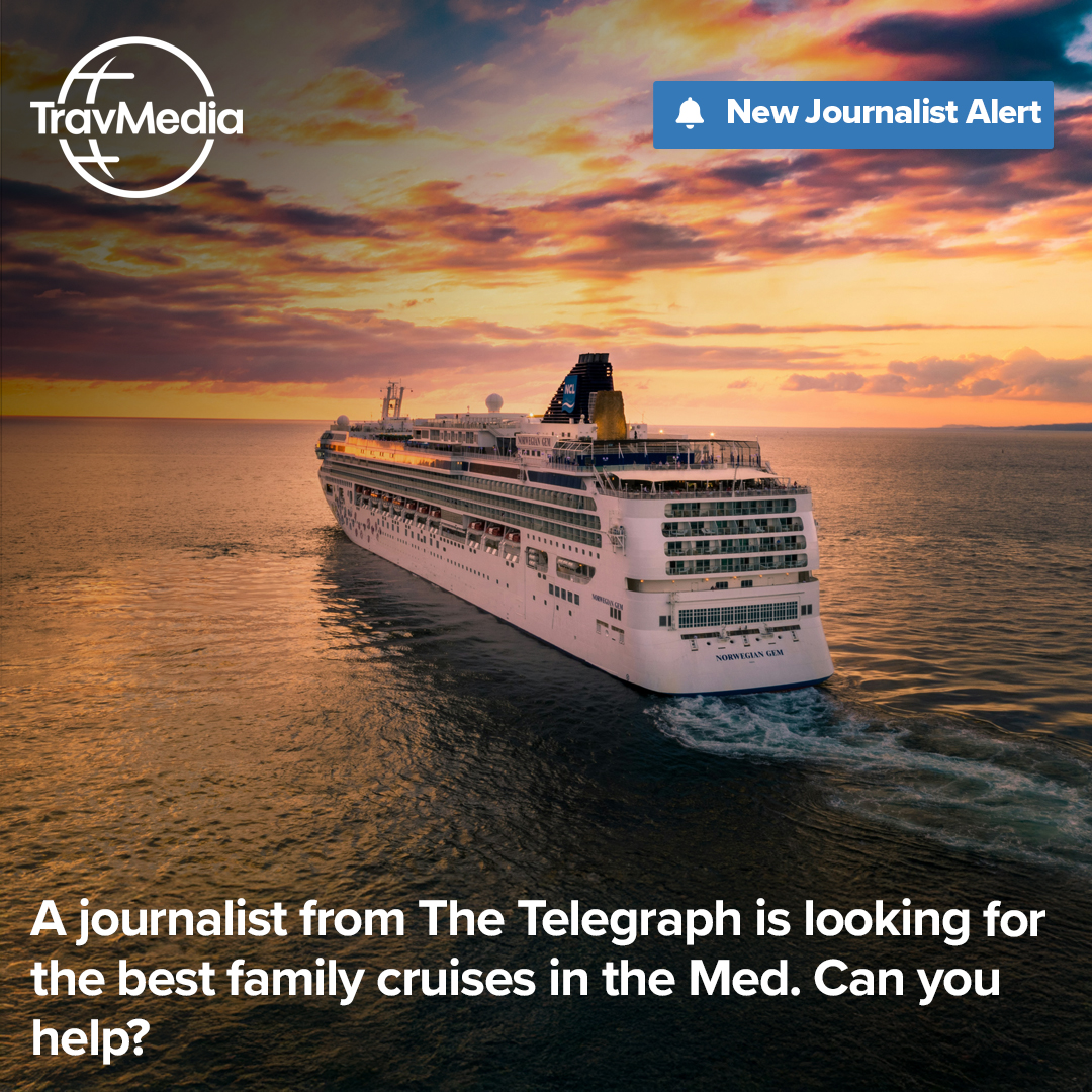 A journalist from The Telegraph is looking for the best family cruises in the Med. Can you help?

Respond to this request and 100s more right now at TravMedia.
 
➡️ travmedia.com
 
#Journorequest #PRRequest
 
❓ Don't have an account yet? Register for a non-obligation
