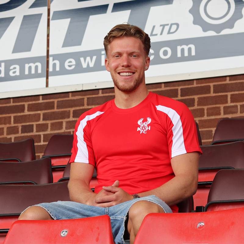 khfcofficial's tweet photo. ✍️ Adam Murray has boosted his midfield by securing the services of playmaker Luke Spokes.

Welcome to Aggborough, Luke!

Harriers 🦅