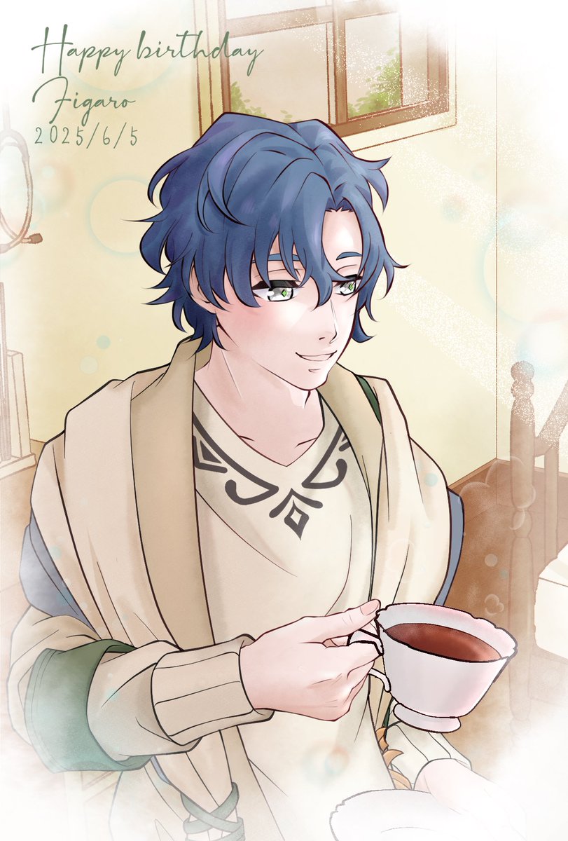 フィガロお誕生日おめでとう🎂🎊🎉🥳🍀
#まほやく_FA 
#フィガロ誕生祭2025
#フィガロ生誕祭2025